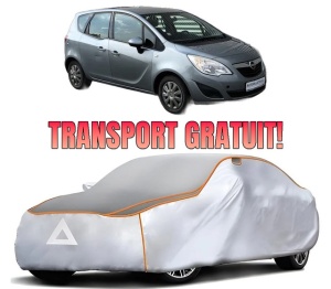 Husa Prelata Antigrindina Auto OPEL MERIVA B VAN (S10) din 2013-2017, Protectie auto contra intemperiilor la grindina, Waterproof, 4x Stickere auto OPEL