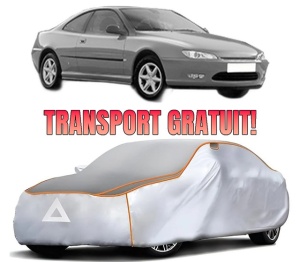 Husa Prelata Antigrindina Auto PEUGEOT 406 Coupe (8C) din 1997-2004, Protectie auto contra intemperiilor la grindina, Waterproof, 4x Stickere auto PEUGEOT