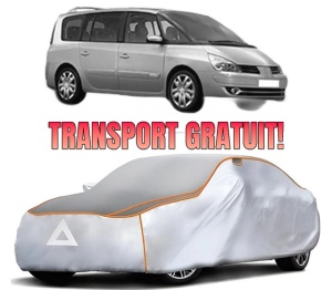 Husa Prelata Antigrindina Auto RENAULT ESPACE IV (JK0/1_) din 2002-2015, Protectie auto contra intemperiilor la grindina, Waterproof, 4x Stickere auto RENAULT