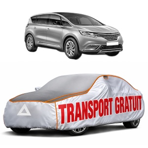 Husa Prelata Antigrindina Auto RENAULT ESPACE V (JR_) din 2015-2023, Protectie auto contra intemperiilor la grindina, Waterproof, 4x Stickere auto RENAULT
