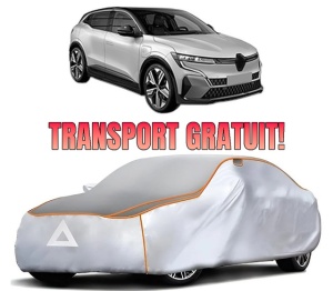 Husa Prelata Antigrindina Auto RENAULT MEGANE E-TECH SUV din 2021, Protectie auto contra intemperiilor la grindina, Waterproof, 4x Stickere auto RENAULT