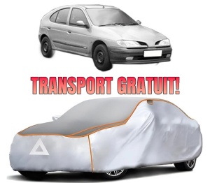 Husa Prelata Antigrindina Auto RENAULT MEGANE I (BA0/1_) din 1996-2008, Protectie auto contra intemperiilor la grindina, Waterproof, 4x Stickere auto RENAULT