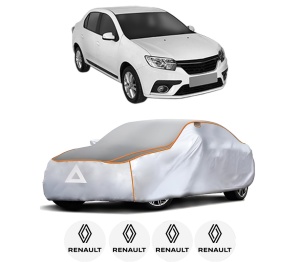 Husa Prelata Antigrindina Auto RENAULT THALIA III (L8_) din 2013-2019, Protectie auto contra intemperiilor la grindina, Waterproof, 4x Stickere auto RENAULT - Img 2