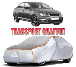 Husa Prelata Antigrindina Auto SEAT TOLEDO IV (KG3) din 2012-2019, Protectie auto contra intemperiilor la grindina, Waterproof, 4x Stickere auto SEAT