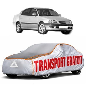 Husa Prelata Antigrindina Auto TOYOTA AVENSIS (_T22_) din 1997-2003, Protectie auto contra intemperiilor la grindina, Waterproof, 4x Stickere auto TOYOTA