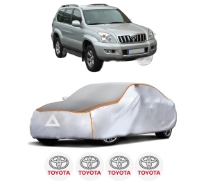 Husa Prelata Antigrindina Auto TOYOTA LAND CRUISER PRADO (_J12_) din 2002-2010, Protectie auto contra intemperiilor la grindina, Waterproof, 4x Stickere auto TOYOTA - Img 2