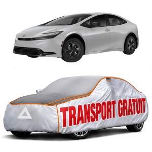 Husa Prelata Antigrindina Auto TOYOTA PRIUS (_W6_) din 2023, Protectie auto contra intemperiilor la grindina, Waterproof, 4x Stickere auto TOYOTA