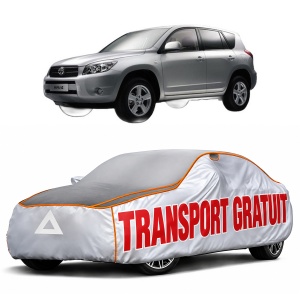 Husa Prelata Antigrindina Auto TOYOTA RAV 4 III (_A3_) din 2005-2013, Protectie auto contra intemperiilor la grindina, Waterproof, 4x Stickere auto TOYOTA
