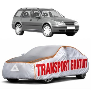 Husa Prelata Antigrindina Auto Volskwagen BORA Variant (1J6) din 1999-2005, Protectie auto contra intemperiilor la grindina, Waterproof, 4x Stickere auto Volskwagen