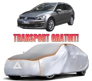 Husa Prelata Antigrindina Auto Volskwagen GOLF VAN VII Variant (BA5) din 2013-2017, Protectie auto contra intemperiilor la grindina, Waterproof, 4x Stickere auto Volskwagen