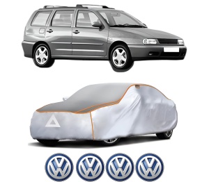 Husa Prelata Antigrindina Auto Volskwagen POLO Variant (6V5) din 1997-2001, Protectie auto contra intemperiilor la grindina, Waterproof, 4x Stickere auto Volskwagen - Img 2