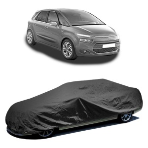 Husa prelata auto pentru CITROEN C4 PICASSO II 2013 - 2018, culoare negru, material textil impermeabil, rezistanta la intemperii praf UV, CARPASSION Husa Protectie - Img 2
