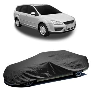 Husa prelata auto pentru FORD FOCUS II Estate Van 2009 - 2011, culoare negru, material textil impermeabil, rezistanta la intemperii praf UV, CARPASSION Husa Protectie - Img 2