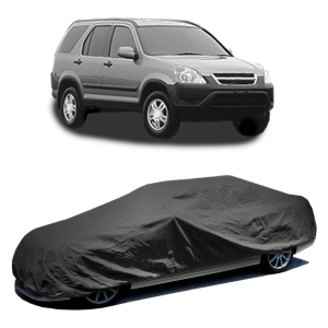 Husa prelata auto pentru HONDA CR-V II (RD_) 2001 - 2007, culoare negru, material textil impermeabil, rezistanta la intemperii praf UV, CARPASSION Husa Protectie - Img 2