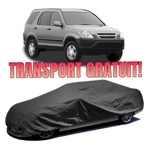 Husa prelata auto pentru HONDA CR-V II (RD_) 2001 - 2007, culoare negru, material textil impermeabil, rezistanta la intemperii praf UV, CARPASSION Husa Protectie