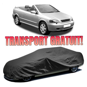 Husa prelata auto pentru OPEL ASTRA G Convertible (T98) 2001 - 2005, culoare negru, material textil impermeabil, rezistanta la intemperii praf UV, CARPASSION Husa Protectie