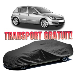 Husa prelata auto pentru OPEL ASTRA H (A04) 2004 - 2014, culoare negru, material textil impermeabil, rezistanta la intemperii praf UV, CARPASSION Husa Protectie