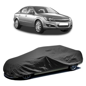 Husa prelata auto pentru OPEL ASTRA H CLASSIC Saloon (A04) 2009 - 2014, culoare negru, material textil impermeabil, rezistanta la intemperii praf UV, CARPASSION Husa Protectie - Img 2