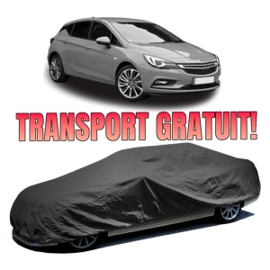 Husa prelata auto pentru OPEL ASTRA K (B16) 2015 - 2022, culoare negru, material textil impermeabil, CARPASSION