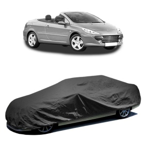 Husa prelata auto pentru PEUGEOT 307 CC (3B) 2003 - 2009, culoare negru, material textil impermeabil, rezistanta la intemperii praf UV, CARPASSION Husa Protectie - Img 2