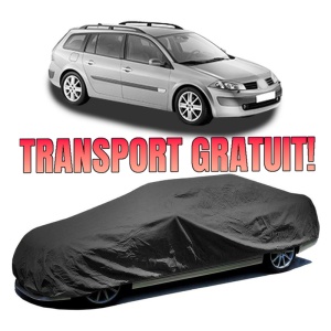 Husa prelata auto pentru Renault Megane II Estate, impermeabilă, rezistentă UV, neagră