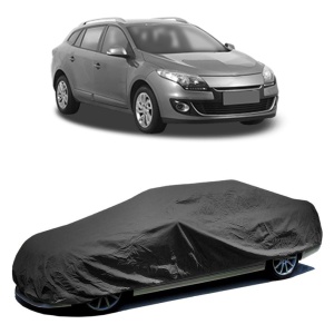 Husa prelata auto pentru RENAULT MEGANE III Combi Van (KZ0/1) 2009 - 2015, culoare negru, material textil impermeabil, rezistanta la intemperii praf UV, CARPASSION Husa Protectie - Img 2