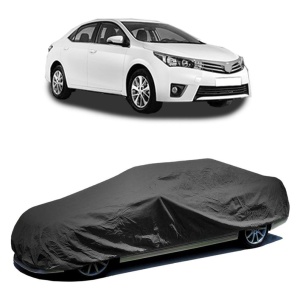 Husa prelata auto pentru TOYOTA COROLLA Saloon (_E18_, ZRE1_) 2013 - 2019, culoare negru, material textil impermeabil, rezistanta la intemperii praf UV, CARPASSION Husa Protectie - Img 2
