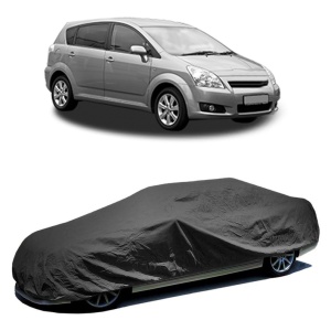 Husa prelata auto pentru TOYOTA COROLLA Verso (ZER_, ZZE12_, R1_) 2004 - 2009, culoare negru, material textil impermeabil, rezistanta la intemperii praf UV, CARPASSION Husa Protectie - Img 2