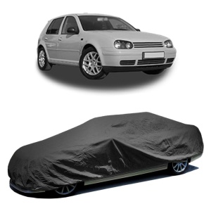 Husa prelata auto pentru Volkswagen Golf IV (9B3) 2008 - 2014, culoare negru, material textil impermeabil, rezistanta la intemperii praf UV, CARPASSION Husa Protectie - Img 2