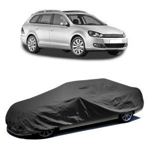 Husa prelata auto pentru Volkswagen Golf VI Variant (AJ5) 2009 - 2013, culoare negru, material textil impermeabil, rezistanta la intemperii praf UV, CARPASSION Husa Protectie - Img 2