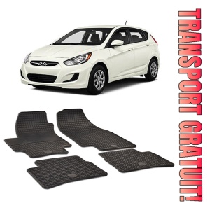 Hyundai Accent (2006 - 2010) Set 4 covorase auto cauciuc Urban Line - Img 1
