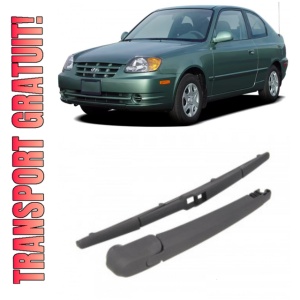 Hyundai Accent III Brat stergator pentru luneta spate cu lamela 360 mm, compatibil cu Hyundai Accent III Hatchback fabricat intre 2005-2010, calitate extra