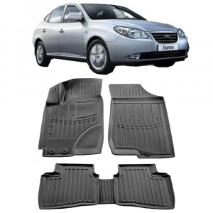 Hyundai Elantra (Hd) (2006-2011) Set covorase auto cauciuc G.Modern Line 3D accesorii pentru autoturismul tau - masina v239586