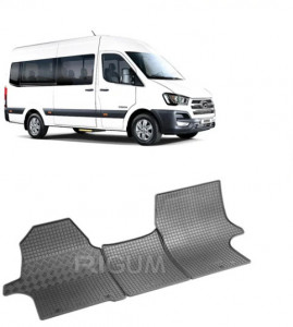 Hyundai H350, Van, fabricat din 2014 - Prezent, set covorase auto dedicate, din cauciuc 100% Premium accesorii pentru autoturismul tau - masina v161286