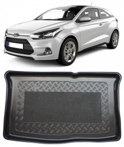 Hyundai I20 II Hatchback din 12.2014 - 07.2020, Tavita Pentru Portbagaj Lux Premium Dedicata, Gb Portbagaj Inferior *3 accesorii pentru autoturismul tau - masina v198524