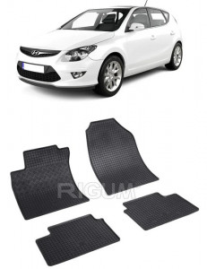 Hyundai I30 I, Hatchback, fabricat din 07.2007 - 01.2012, set covorase auto dedicate, din cauciuc 100% Premium accesorii pentru autoturismul tau - masina v159013