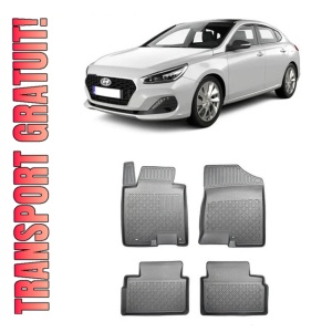 Hyundai I30 II, Combi, Din 02.2012 - 06.2017 , Set Covorase Auto Tip Tavita Premium 3D, din cauciuc