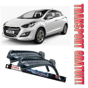Hyundai I30 Set 2 stergatoare parbriz Bosch Bosch Aerotwin 65 cm/40 cm compatibile cu Hyundai I30 Hatchback Van (Pde) din 2016 (65 cm / 40 cm)