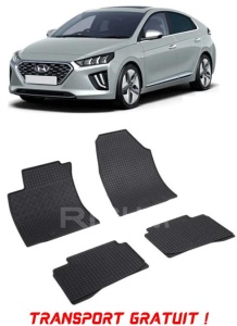 Hyundai Ioniq Hybrid, Hatchback, fabricat din 10.2016 - 06.2022, set covorase auto dedicate, din cauciuc 100% Premium - Transport Gratuit accesorii pentru autoturismul tau - masina v39306