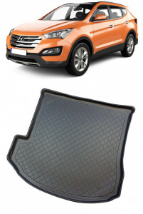 Hyundai Santa Fe III Suv din 09.2012 - 07.2018, Tavita Pentru Portbagaj Lux Premium Dedicata, 7 Locuri *2 accesorii pentru autoturismul tau - masina v200973