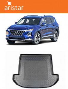 Hyundai Santa Fe IV Suv din 08.2018 - 2020, Tavita Pentru Portbagaj Lux Premium Dedicata, 7 Locuri *2 accesorii pentru autoturismul tau - masina v191251
