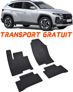 Hyundai Tucson MhEV, Suv, fabricat din 12.2020 - Prezent, set covorase auto dedicate, din cauciuc 100% Premium accesorii pentru autoturismul tau - masina v156879