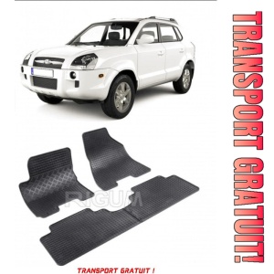 Hyundai Tucson, Suv, fabricat din 2004 - 2009, set covorase auto dedicate, din cauciuc 100% Premium - Transport Gratuit