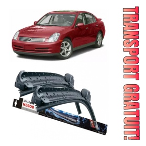 Infiniti G Saloon Set 2 stergatoare parbriz Bosch Bosch Aerotwin 65 cm/40 cm compatibile cu Infiniti G Saloon din 2008 (65 cm / 40 cm)
