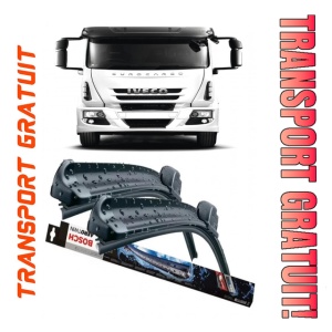 Iveco Eurocargo Set 2 stergatoare parbriz Bosch Bosch Aerotwin 65 cm/65 cm compatibile cu Iveco Eurocargo V din 2015 (65 cm / 65 cm)