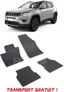 Jeep Compass II, Suv, fabricat din 08.2017 - Prezent, set covorase auto dedicate, din cauciuc 100% Premium - Transport Gratuit accesorii pentru autoturismul tau - masina v39227
