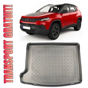 Jeep Compass Tavita pentru portbagaj compatibila Jeep Compass Plug-in Hybrid fabricatie 2021 - prezent, caroserie suv, portbagaj superior, podea variabila in pozitie superioara