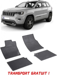 Jeep Grand Cherokee IV, Suv, fabricat din 10.2010 - Prezent, set covorase auto dedicate, din cauciuc 100% Premium - Transport Gratuit accesorii pentru autoturismul tau - masina v39221
