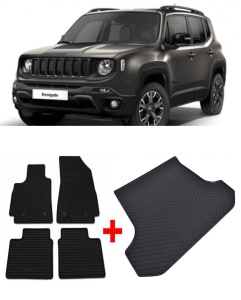 Jeep Renegade Set Covorase + tavita portbagaj auto Jeep Renegade 4xe PHEV fabricatie 06.2020 - prezent, caroserie suv - Img 2