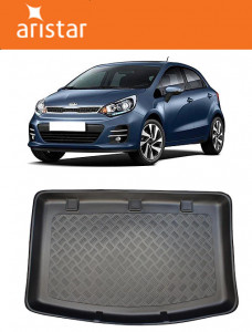 Kia Rio III Hatchback din 08.2011 - 01.2017, Tavita Pentru Portbagaj Lux Premium Dedicata, Portbagaj Inferior *2 accesorii pentru autoturismul tau - masina v195678